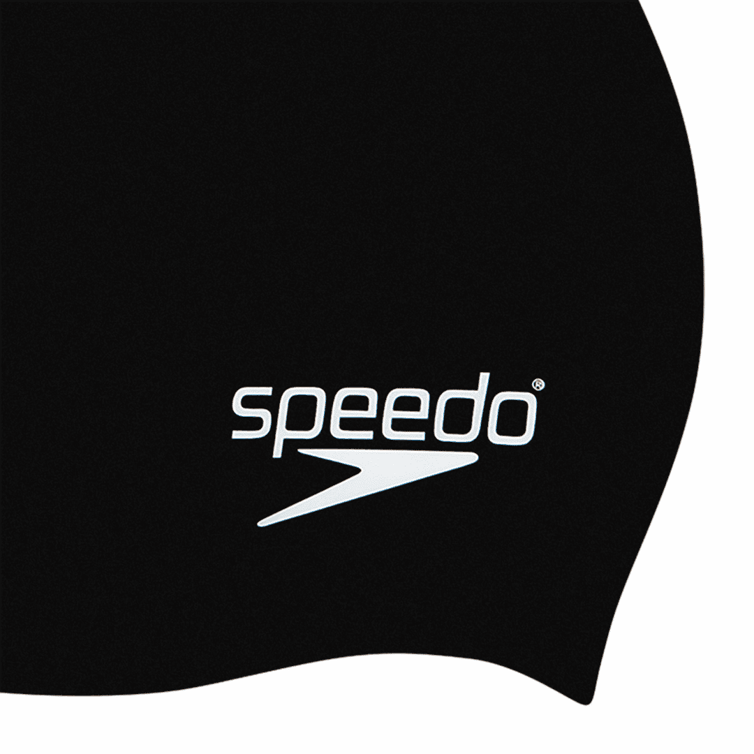 Speedo Kinder Badekappe Moulded Silicone Schwarz