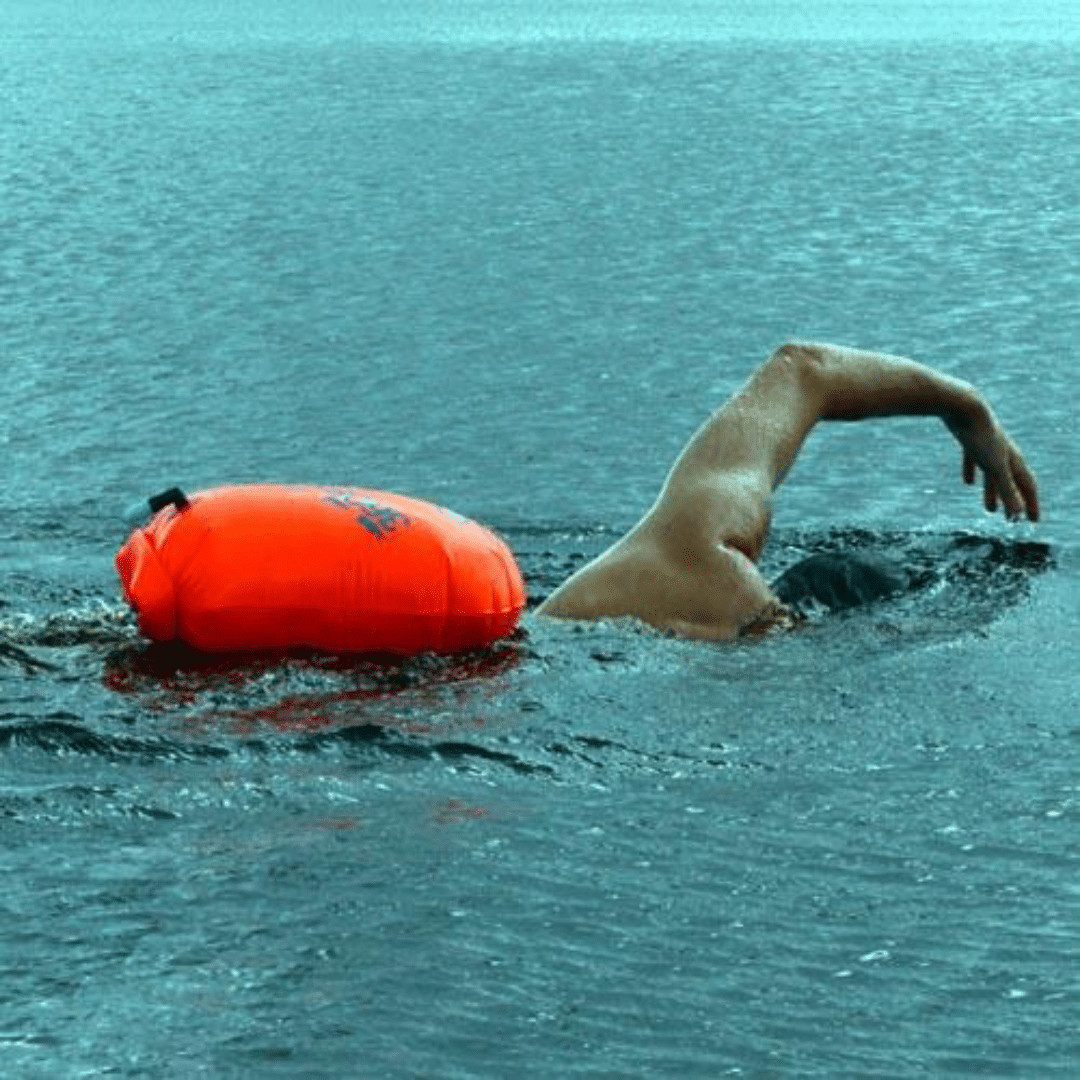 360 Swim Schwimmboje Heavy Duty Groß Orange