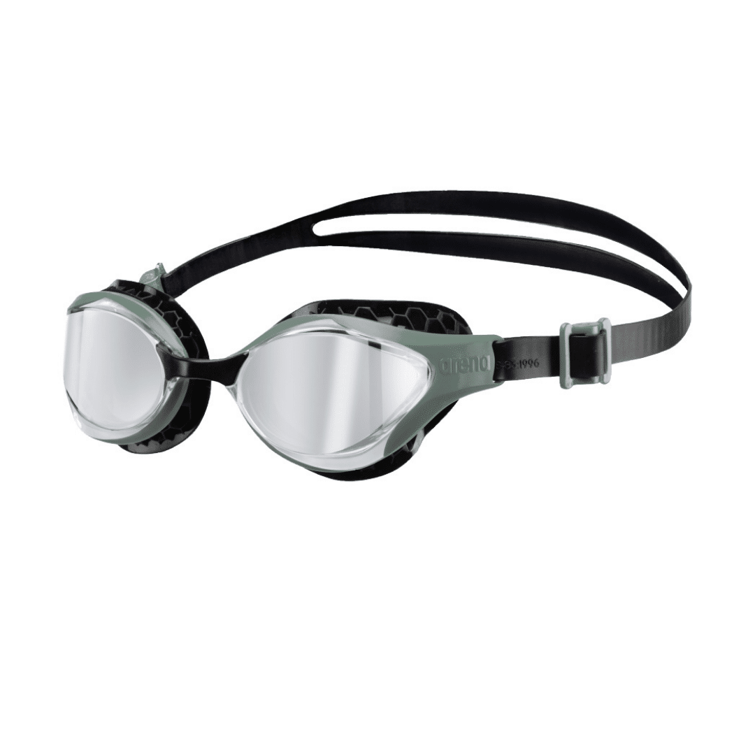 Arena Schwimmbrille Air-Bold Swipe Mirror Silber/Dunkelgrün