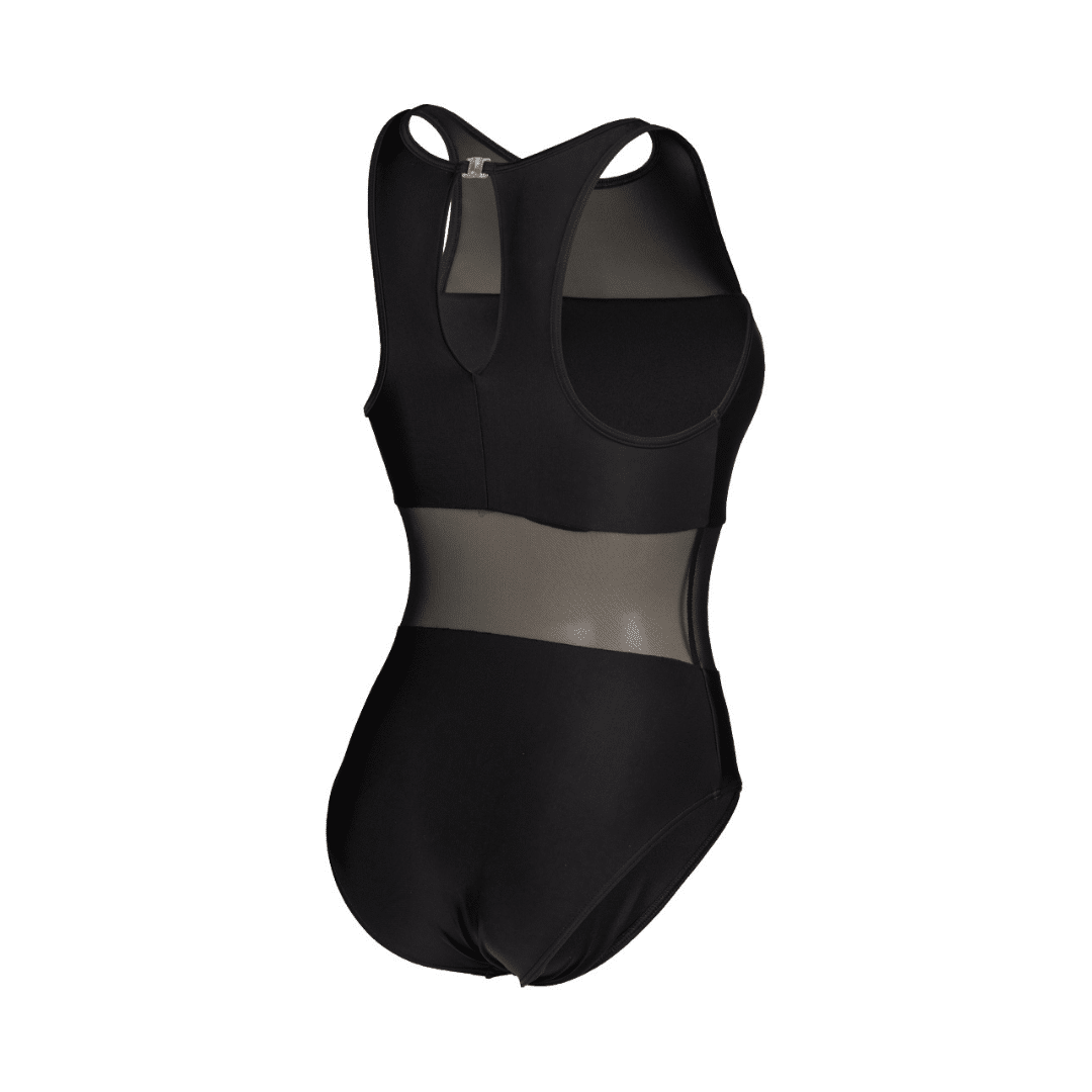 Arena Badpak Mesh Panels Vent Back Zwart