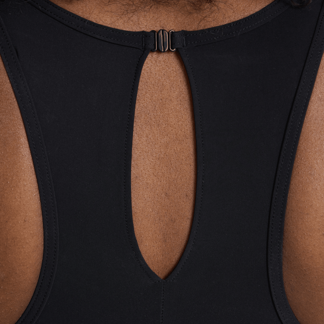 Arena Badpak Mesh Panels Vent Back Zwart