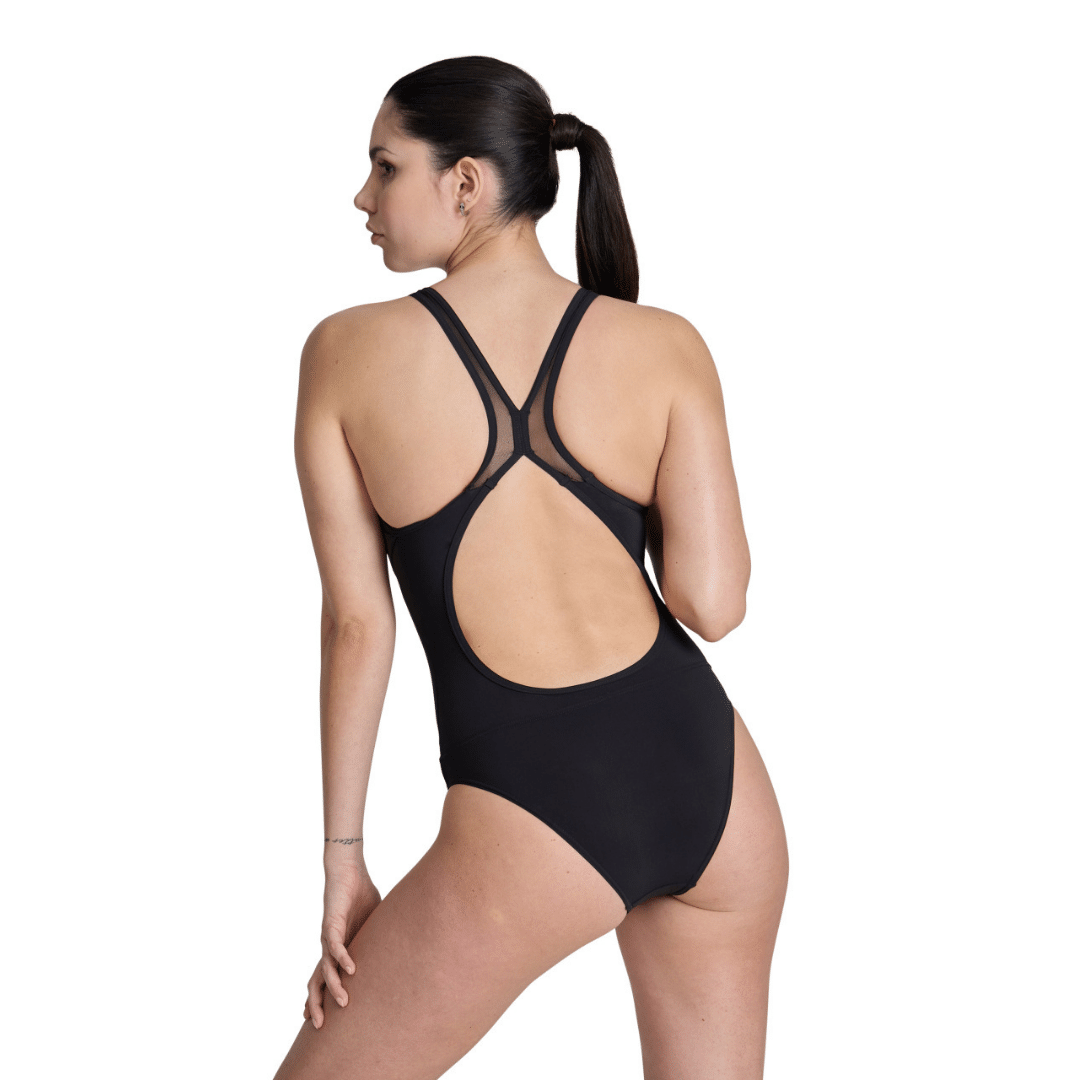 Arena Badpak Mesh Panels Swim Pro Back Zwart