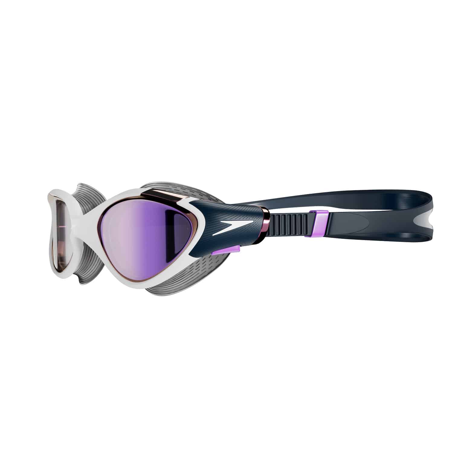 Speedo Vrouwen Zwembril Biofuse 2.0 Mirror Blauw/Paars