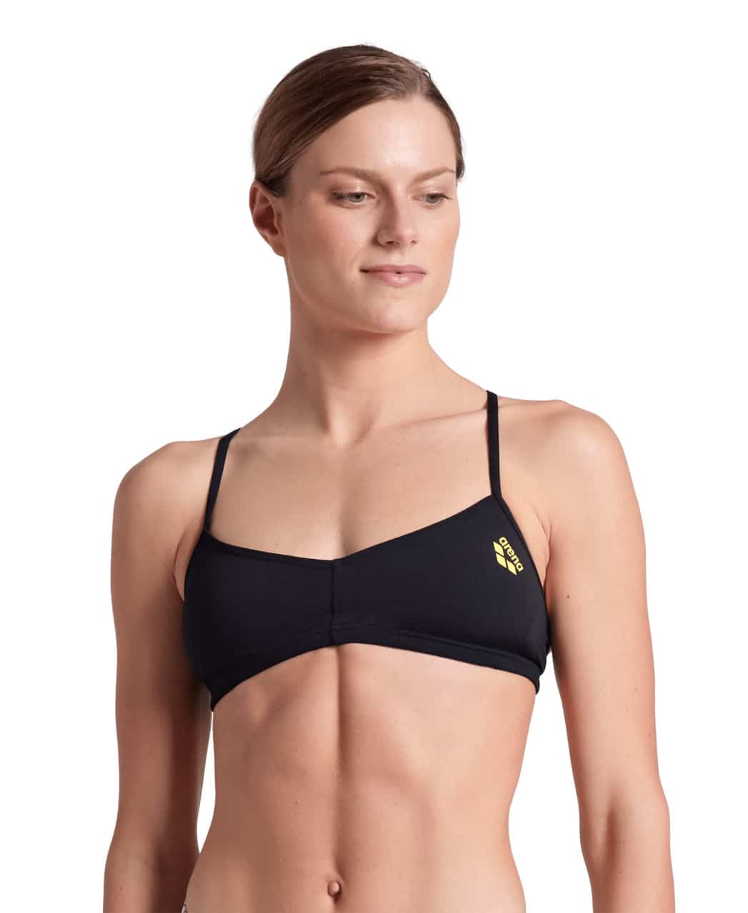 Arena Bandeau Live R Black-Yellowstar