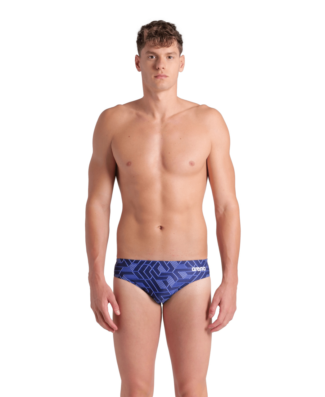 Arena Badehose Slip Escape Team Marineblau