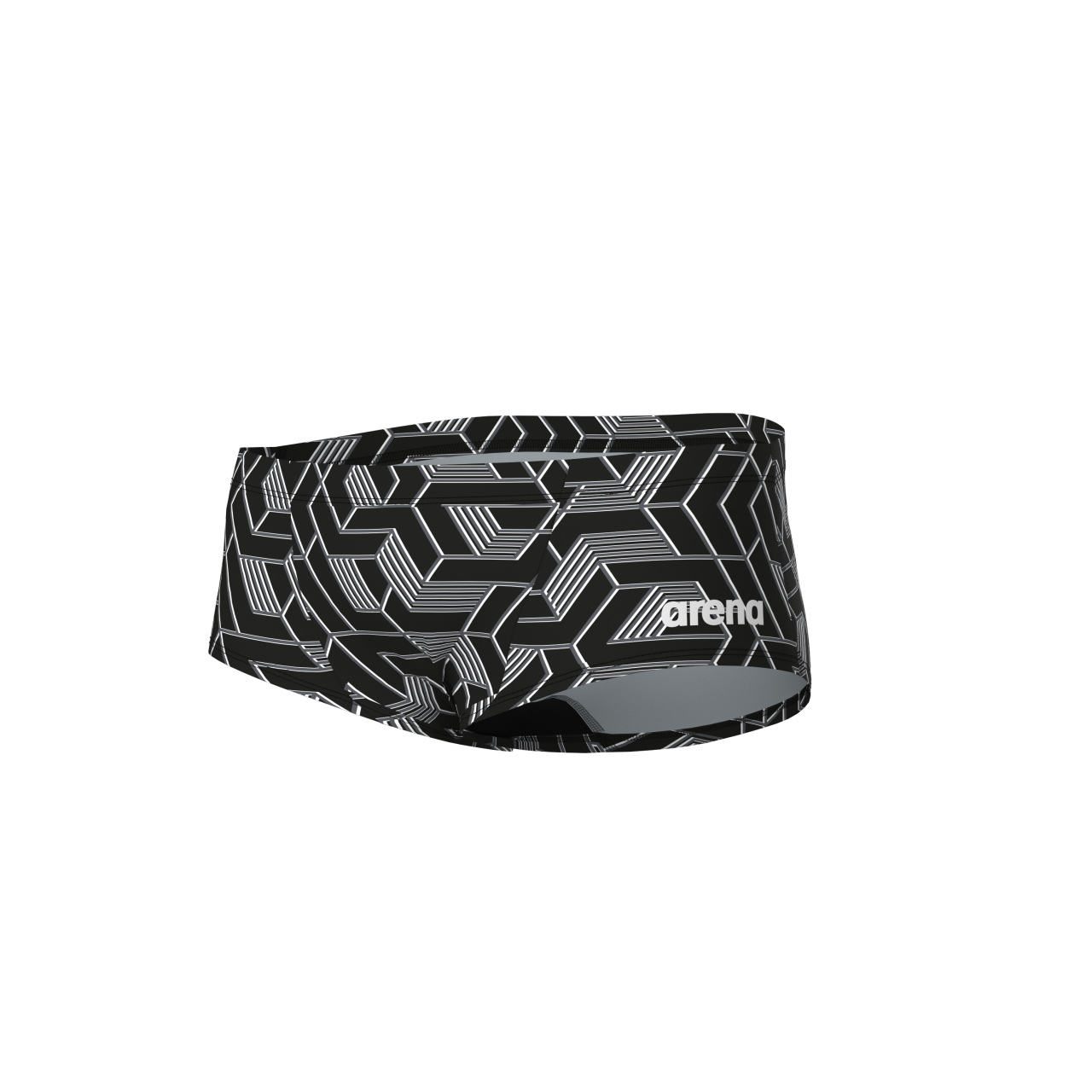 Arena Badehose Slip Escape Low Waist Team Schwarz