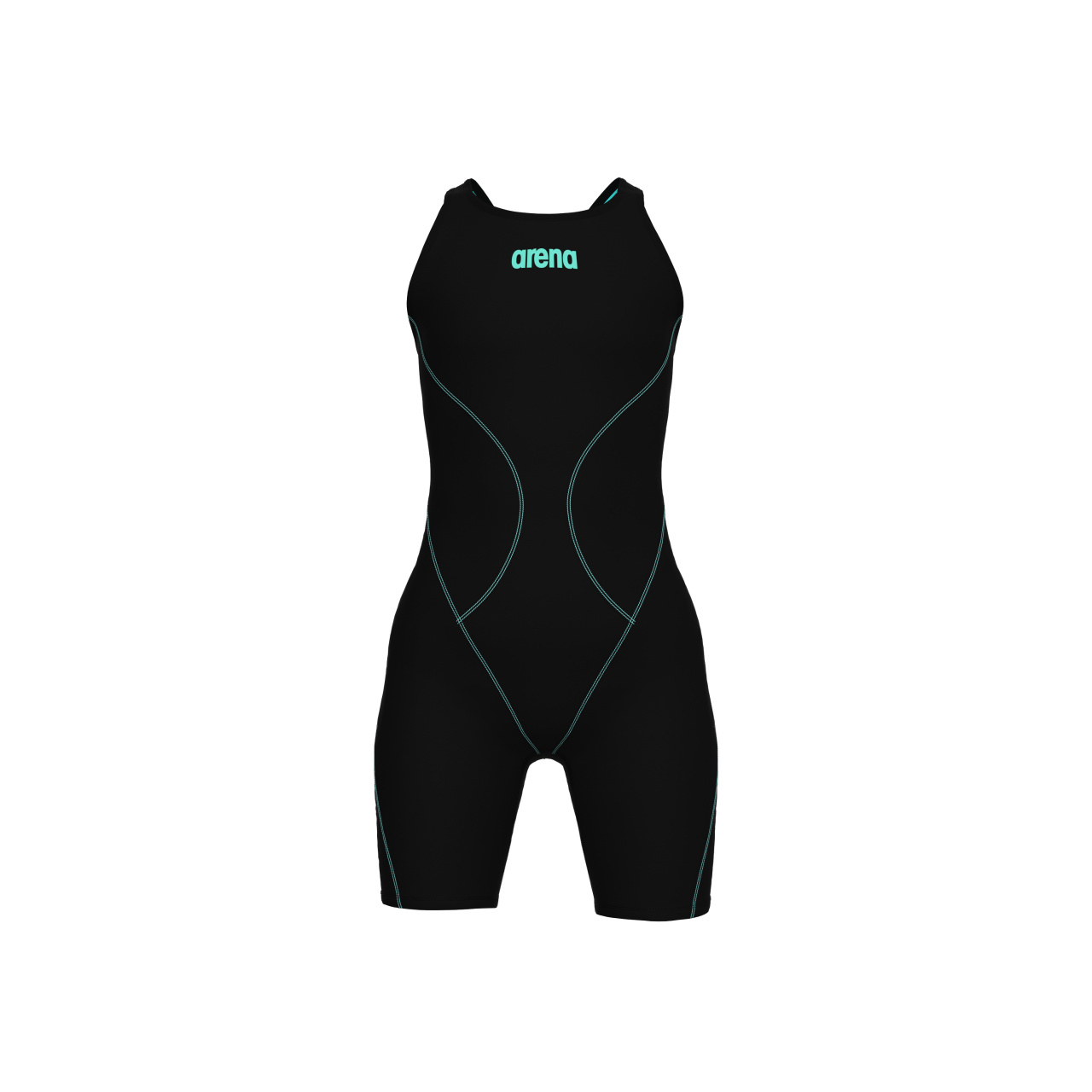 Arena Meisjes Wedstrijdbadpak Powerskin Impulso Open Back Zwart
