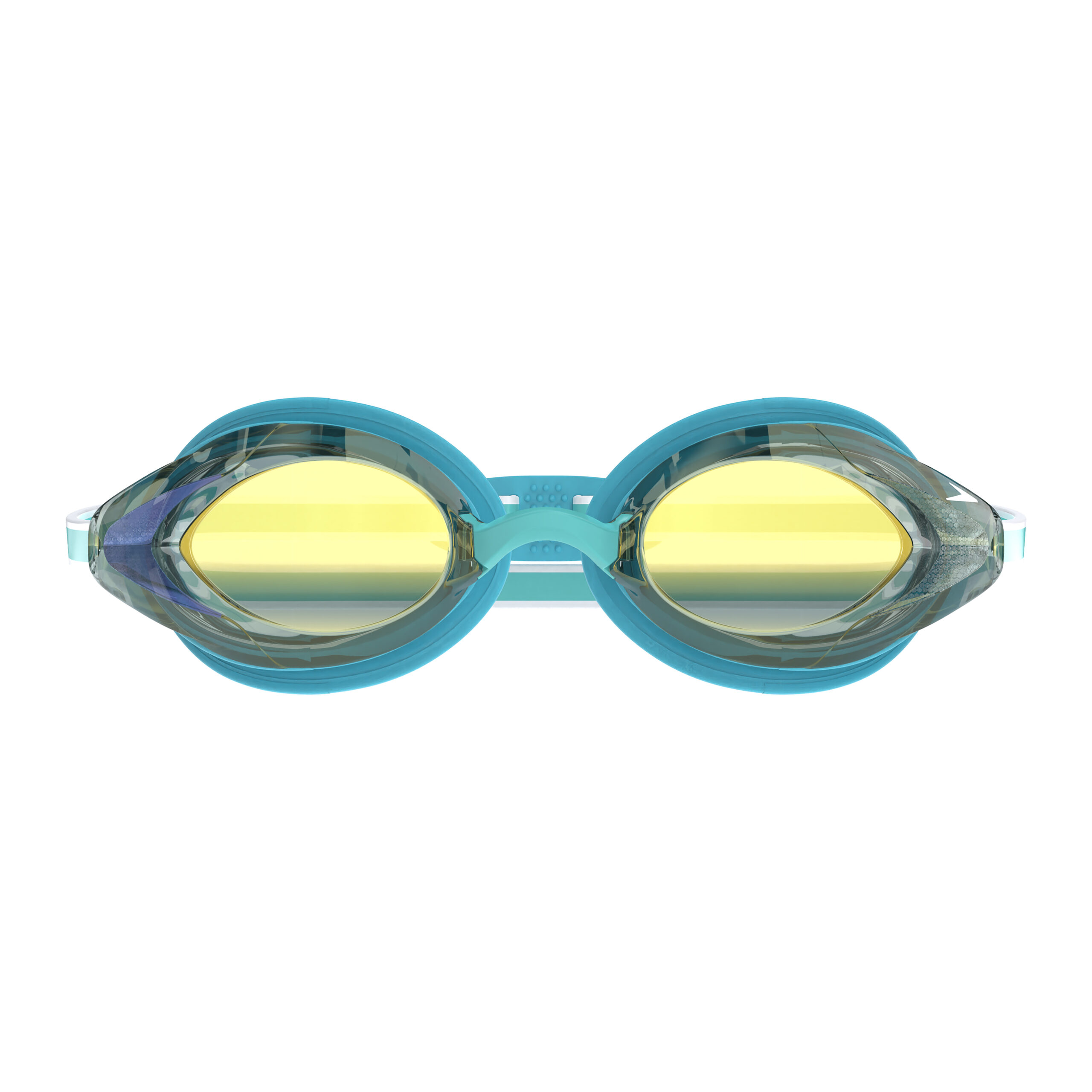 Speedo Damen Schwimmbrille Vanquisher 3.0 Mirrored Kupfer / Blau