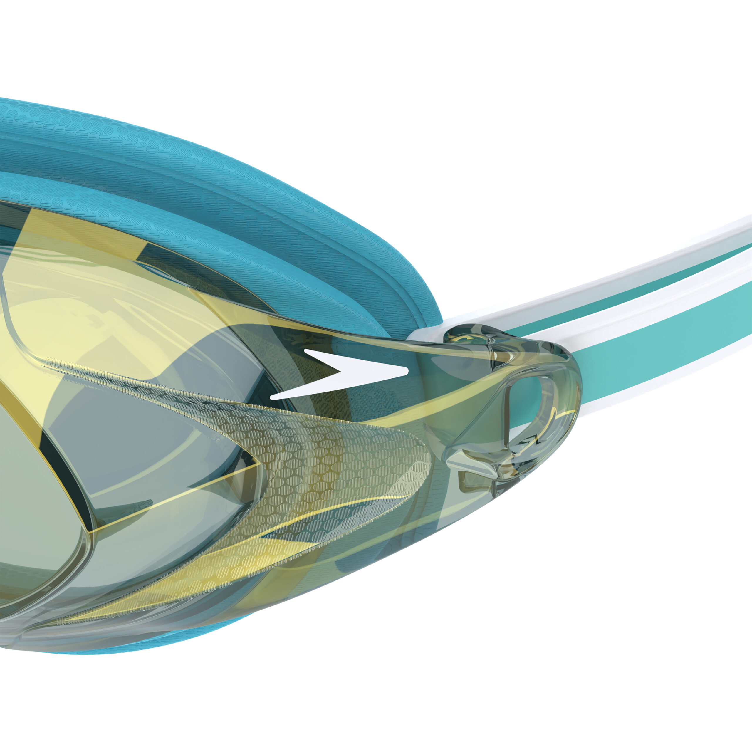 Speedo Damen Schwimmbrille Vanquisher 3.0 Mirrored Kupfer / Blau