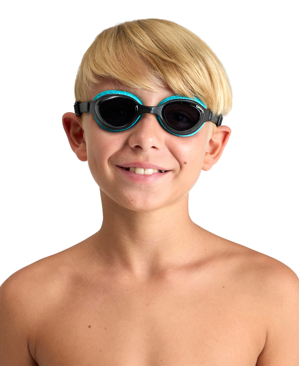 Arena Kinder Schwimmbrille Air Junior Smoke Schwarz