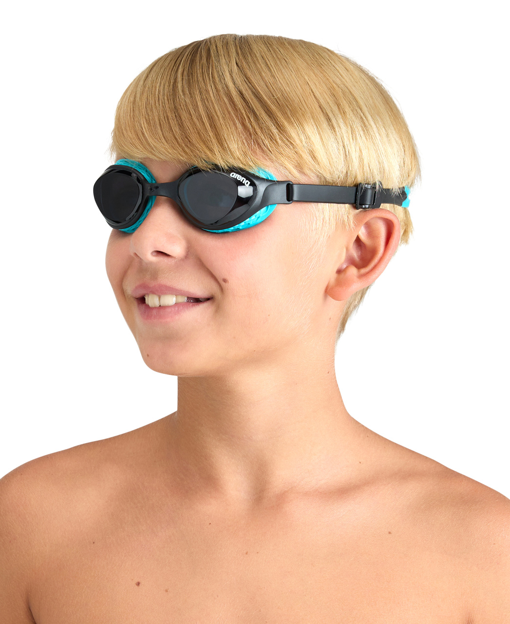 Arena Kinder Schwimmbrille Air Junior Smoke Schwarz