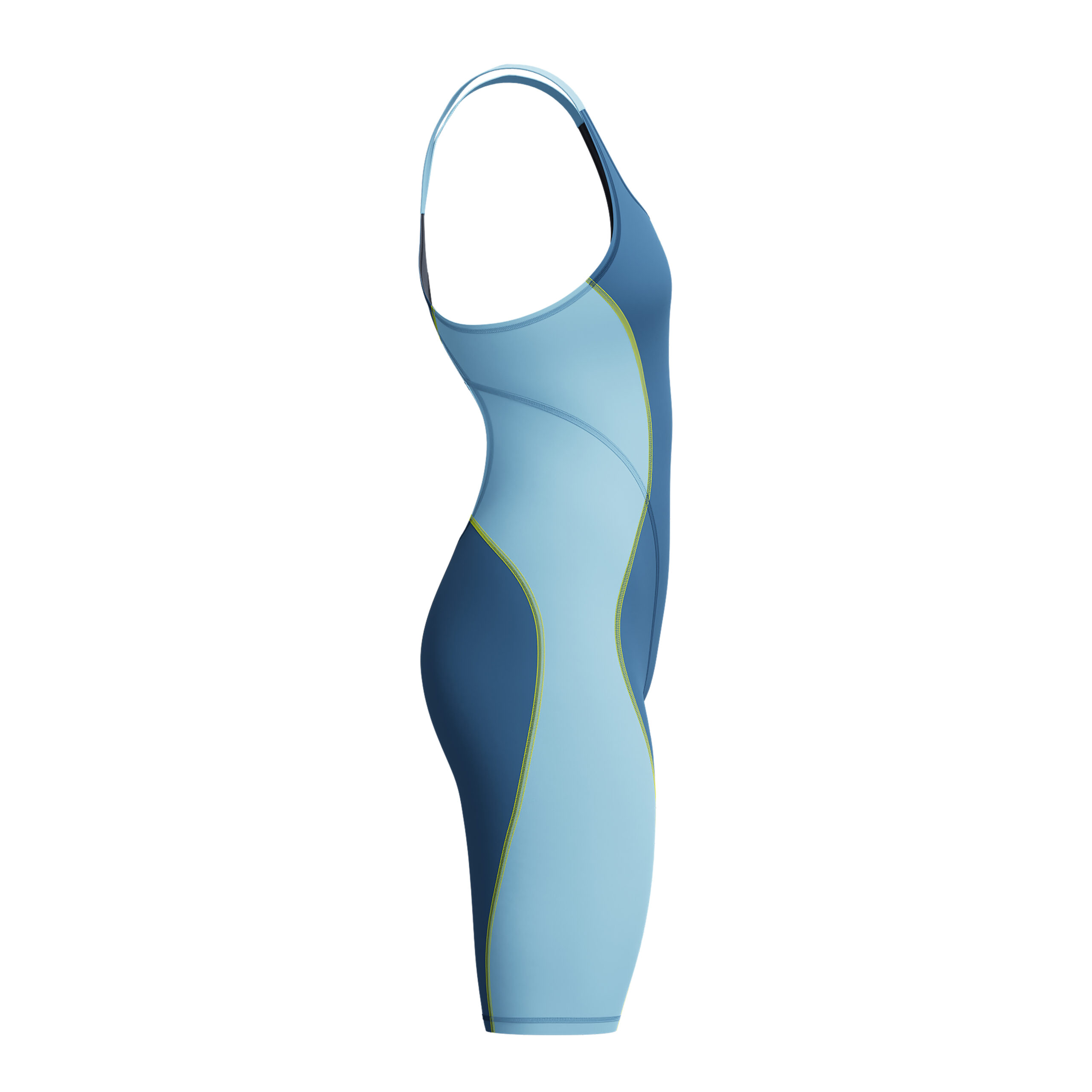 Speedo Wedstrijdbadpak Fastskin Hyperspark Open Rug Blauw