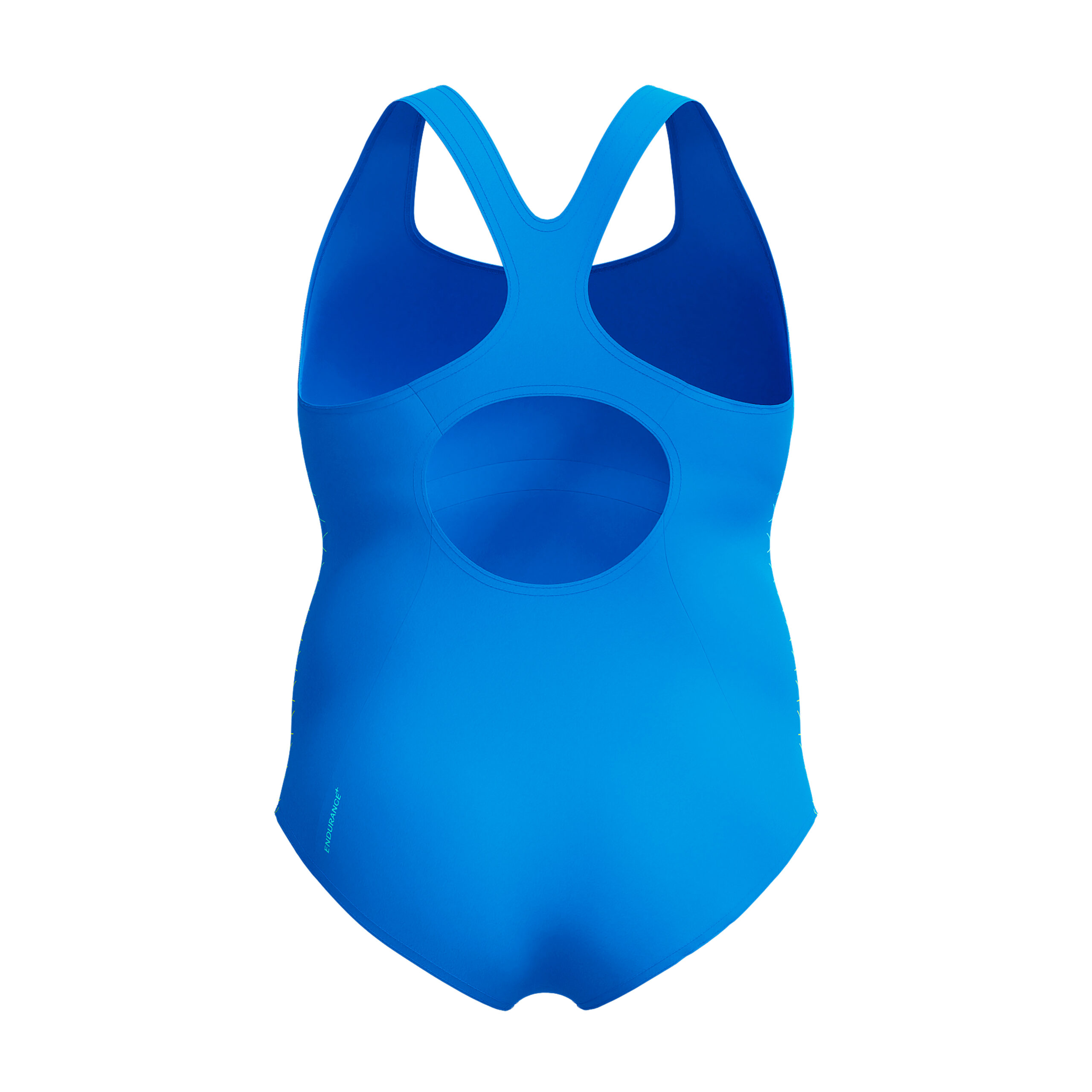 Speedo Figurformender Badeanzug Eco Enduraflex Placement Medalist +size Blau