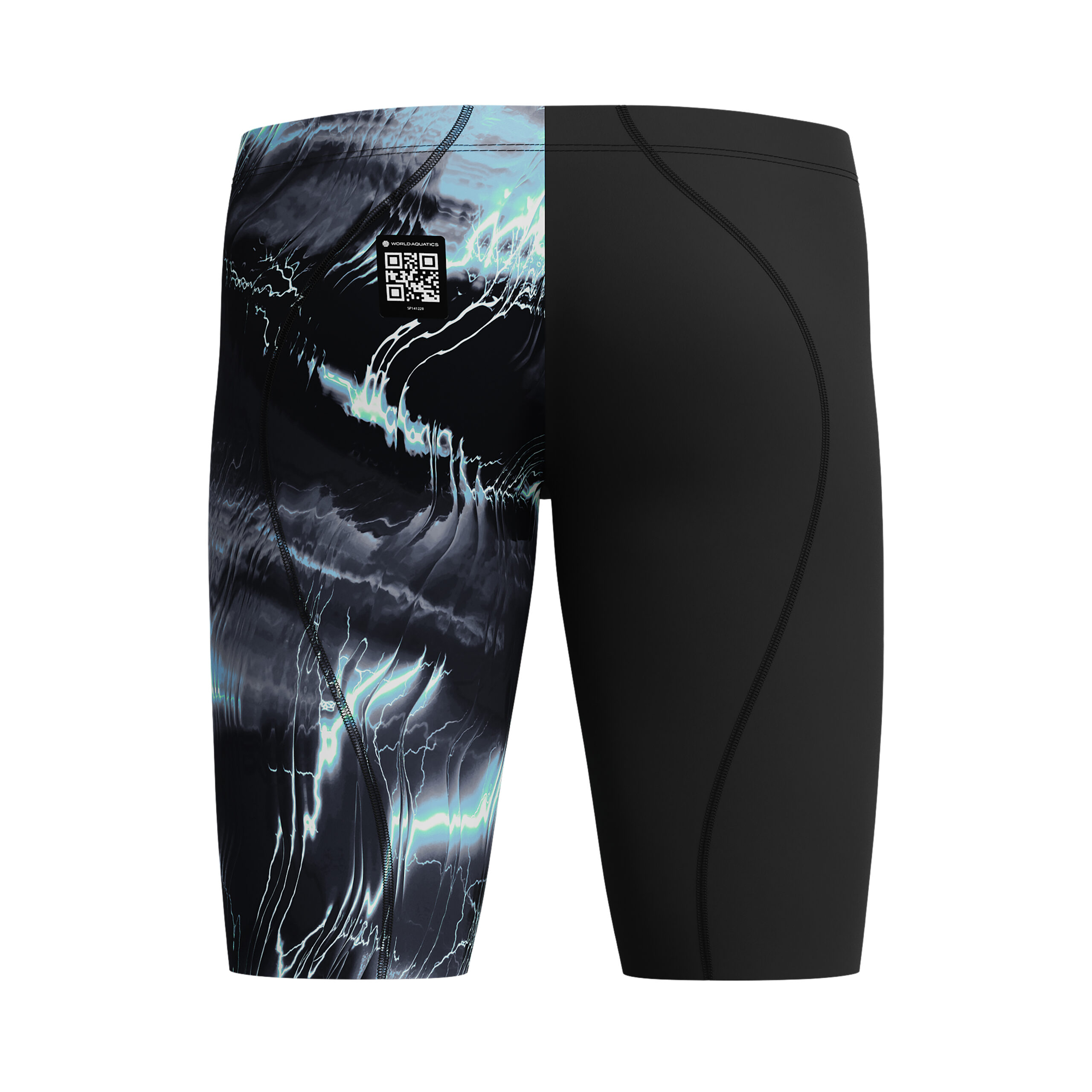 Speedo Jongens Wedstrijdjammer Fastskin Ignite Zwart/Blauw