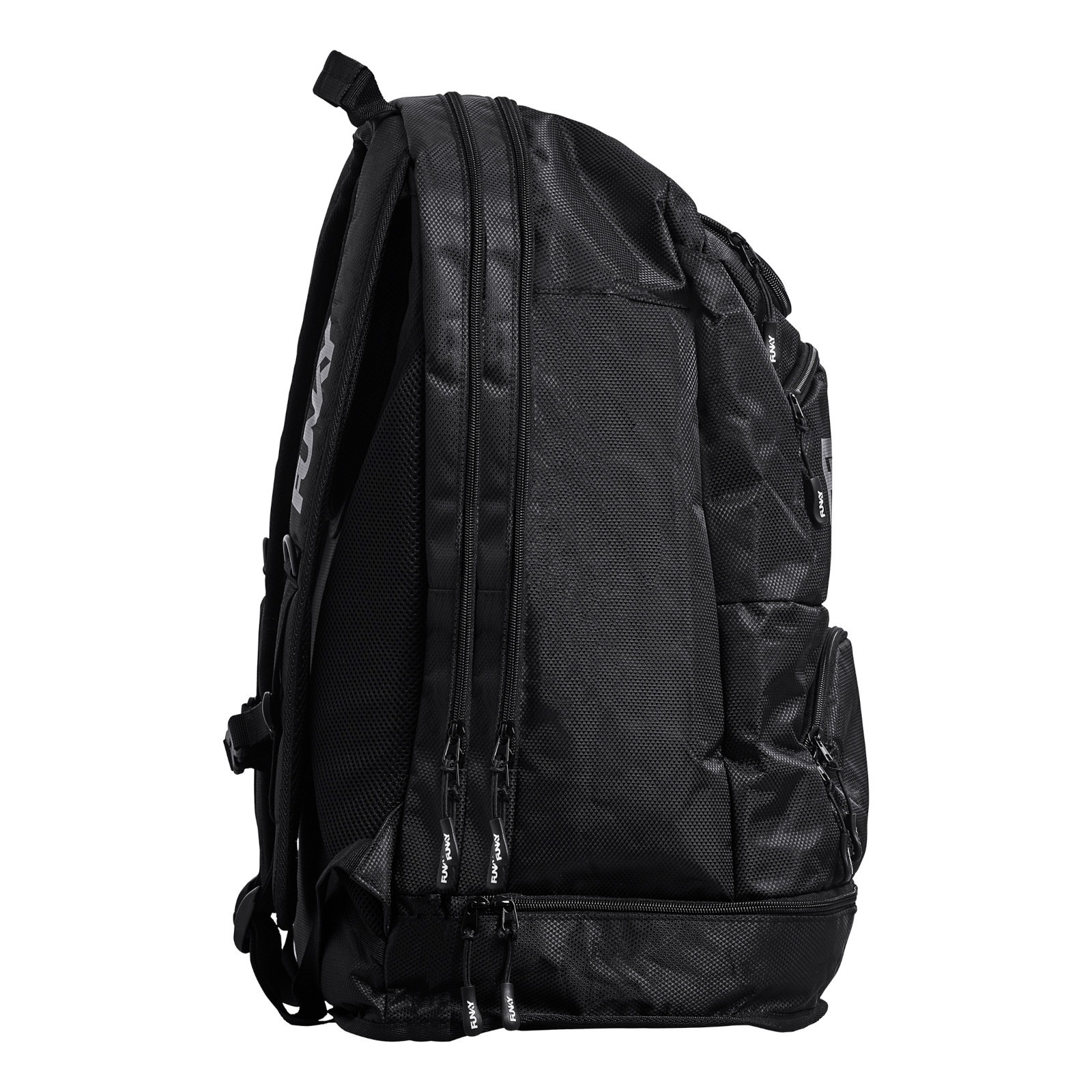 Funky Trunks Rugtas Expandable Elite Squad Back to Black