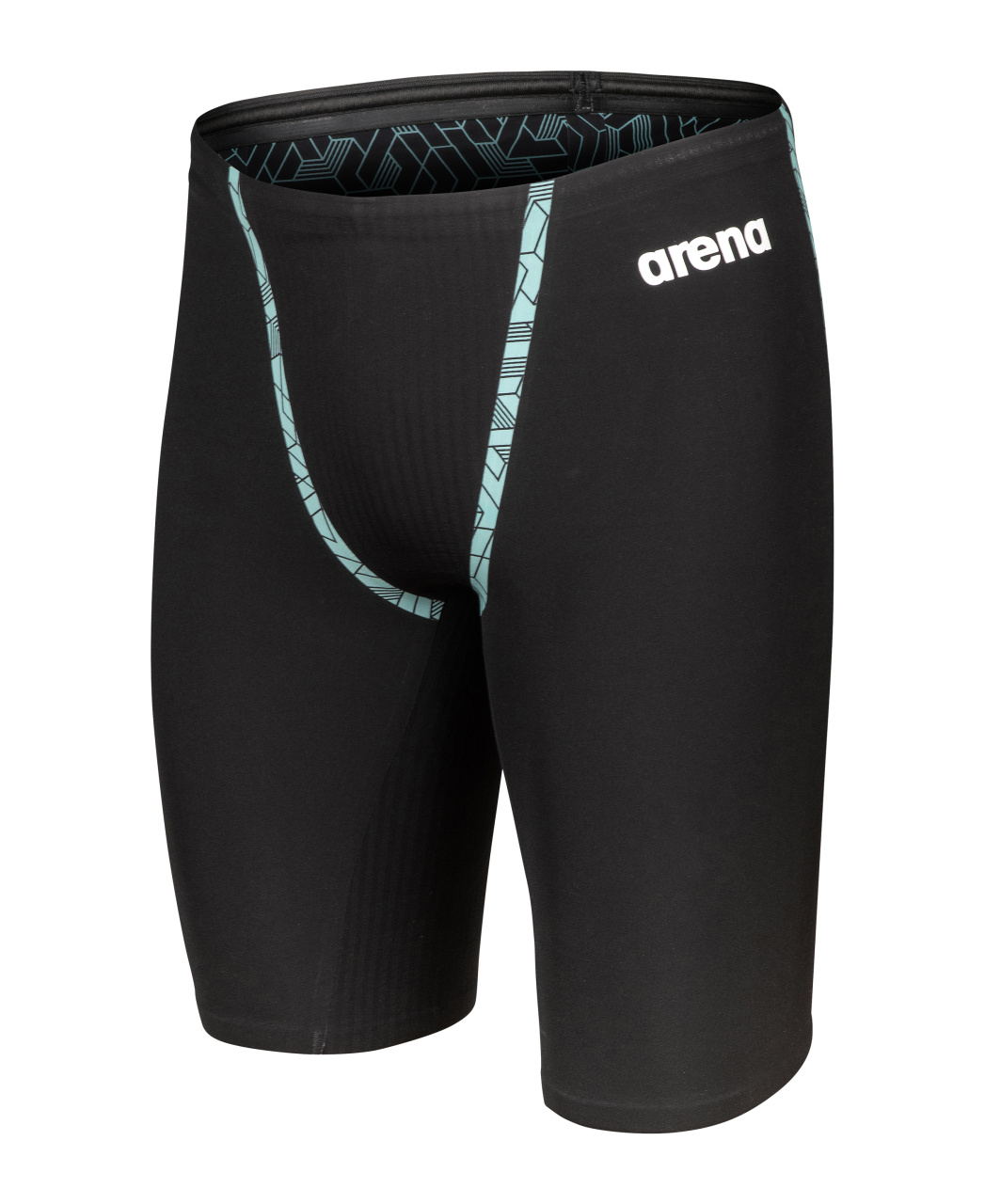 Arena Wettkampfbadehose Powerskin Primo Schwarz/Blaugrün