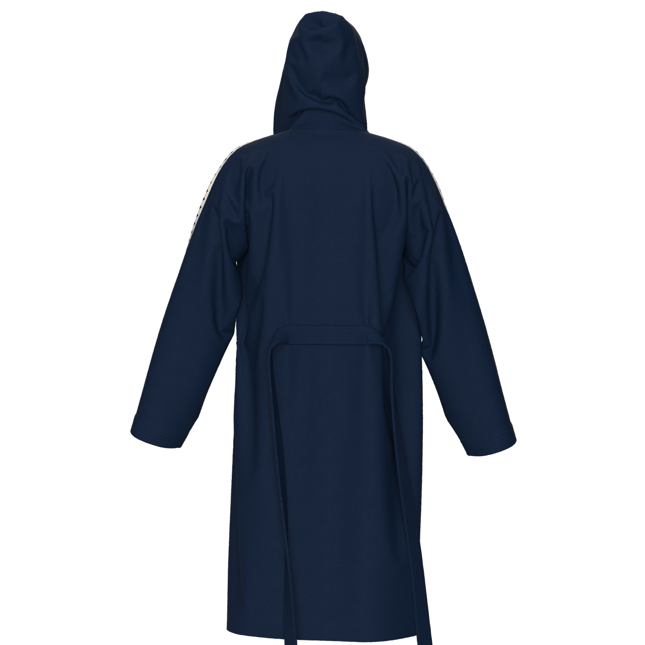 Arena Bademantel Team Stripe Navy/Weiß